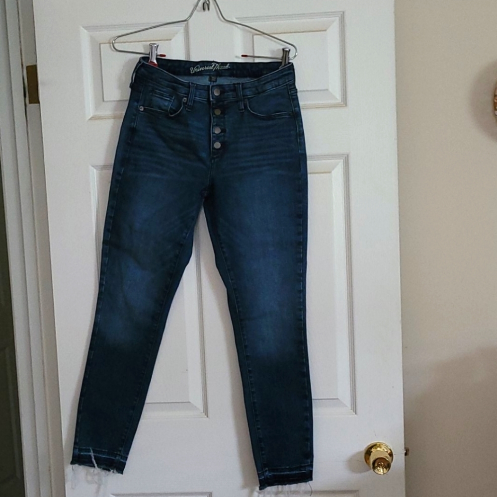 Universal Thread, size 10/30R, button fly jeans